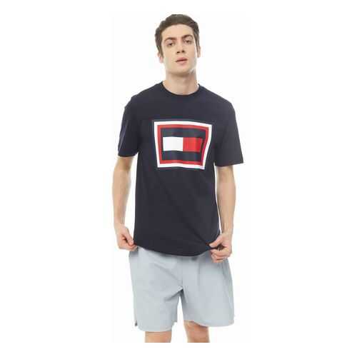 Футболка мужская Tommy Hilfiger MW0MW12523 DW5 синяя XL в Коламбия