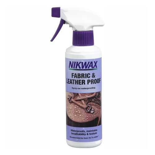 Водоотталкивающая пропитка для обуви Nikwax Fabrick & Leather Spray 300мл в Коламбия