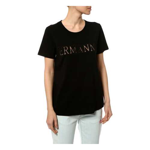 Футболка женская Ermanno Scervino 42TTS15/00099 черная 42 IT в Коламбия