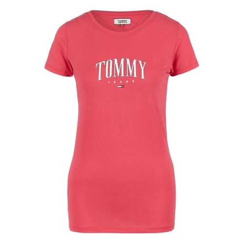 Футболка женская Tommy Jeans DW0DW08061 XIF розовая S в Коламбия